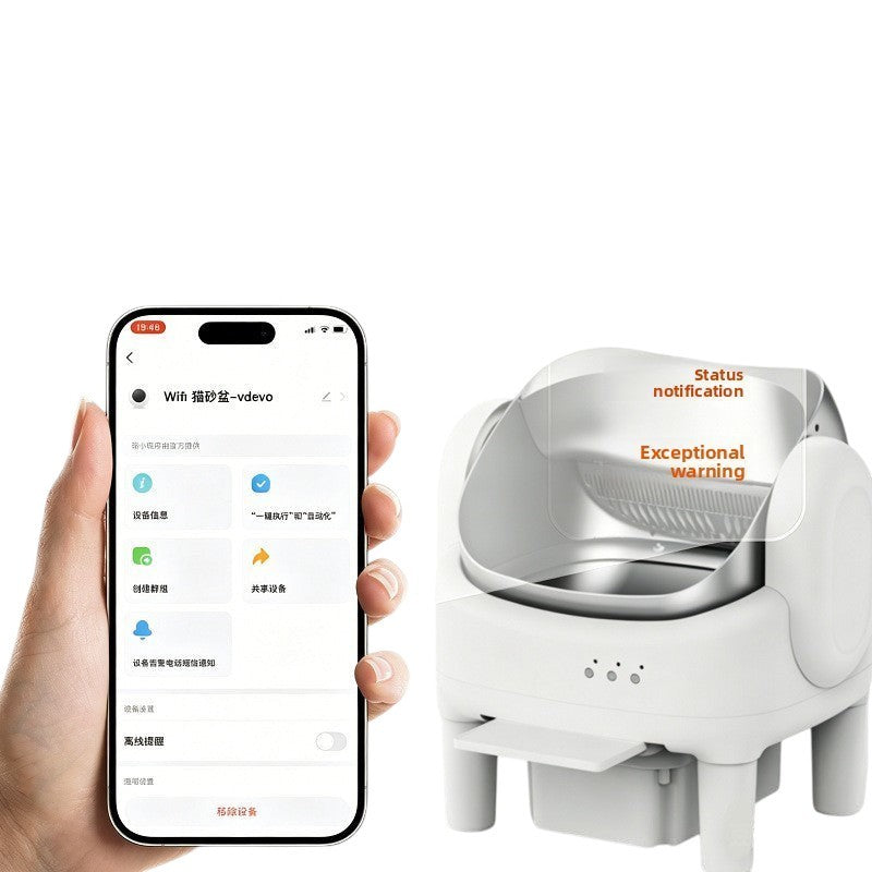 Smart Self-Cleaning Cat Litter Box